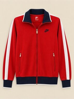 Nike N98 National 98 Track Jacket Red Navy White Size Small